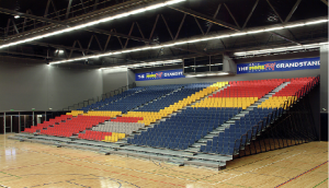 Retractable seating telescopic tribune foldable seating