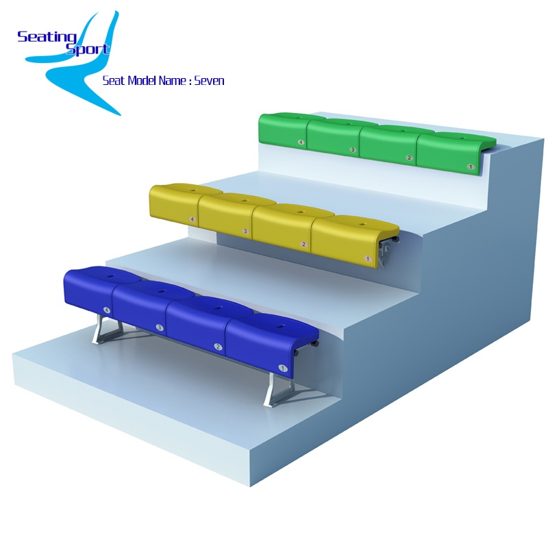 Stadium seat fixed chair football site seat Arena seat criket stadium seat-Seven model