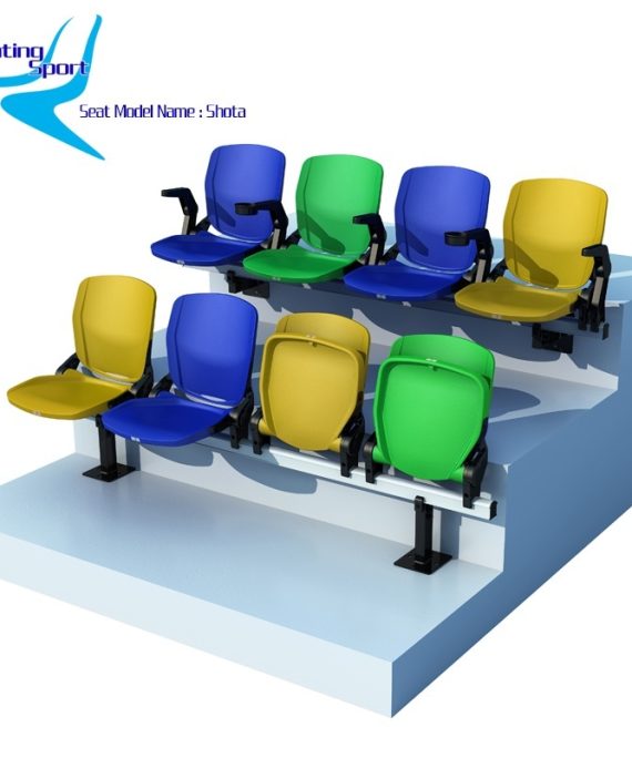Football arena seat stadium seat on concrete foldable seat tip up seat - Shota