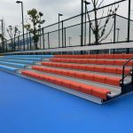 Outdoor Metal Bleachers: Compact Seating for Sports Courts